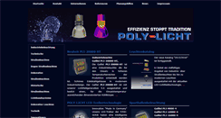 Desktop Screenshot of poly-licht.de